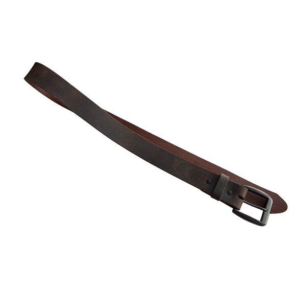 3D Belts Brown Leather Belt Black Buckle Made In USA Durable Stylish Size 36 - Picture 5 of 5